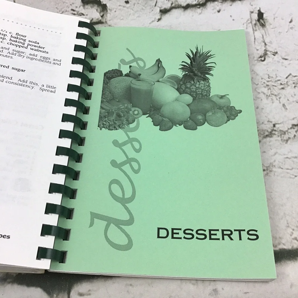 Vintage‎ Cookbook A Collection Of Our Families Favorite Recipes Spiral Bound